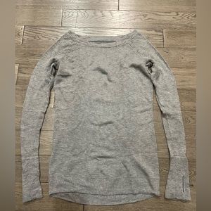 lululemon knit gray sweater
